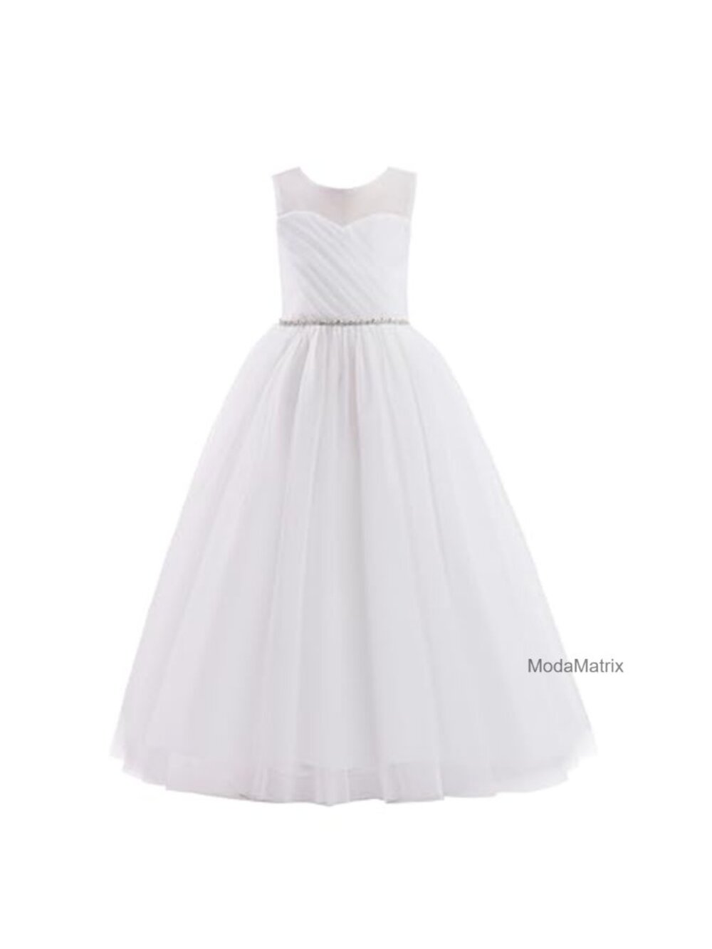 Girls Tulle A-Line Ball Gown Special Occasion Dress